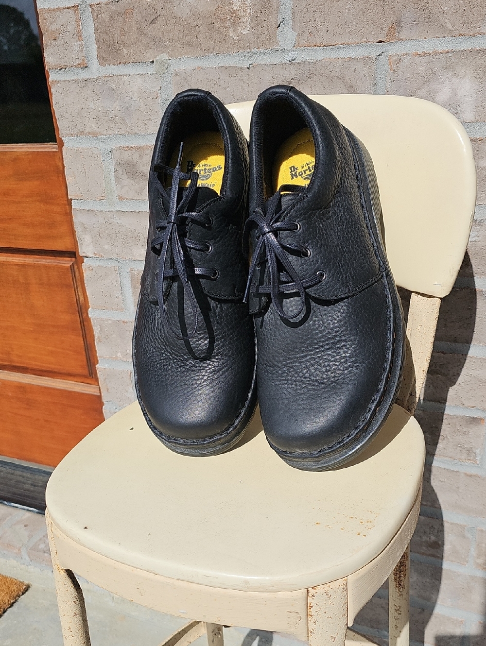 Dr. Martens Black Leather Hazeldon Loafers